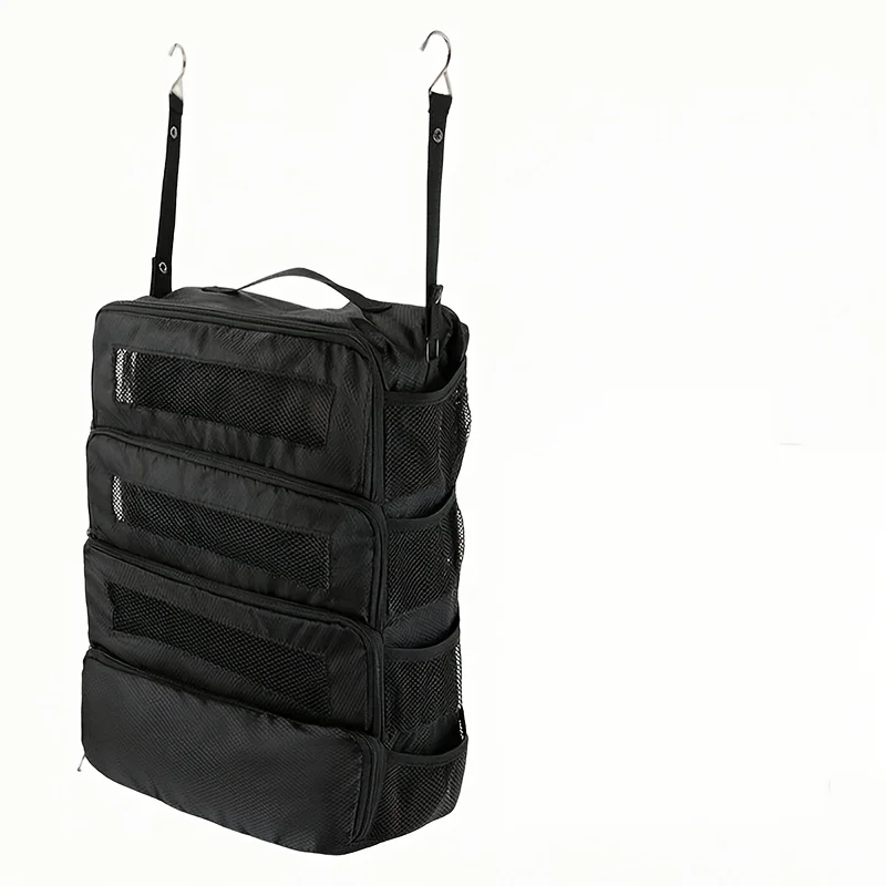 Bolsa de almacenamiento de gran capacidad, organizador de equipaje colgante para viajes, bolsas de almacenamiento colgantes plegables para armarios, bolsa de almacenamiento de ropa y objetos varios para dormitorios de estudiantes, almacenamiento para armarios.