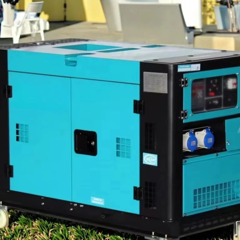 

Customized 12KW 15KVA 120V 240V Portable Super Silent Diesel Inverter Generator With Remote Start Home Standby Power