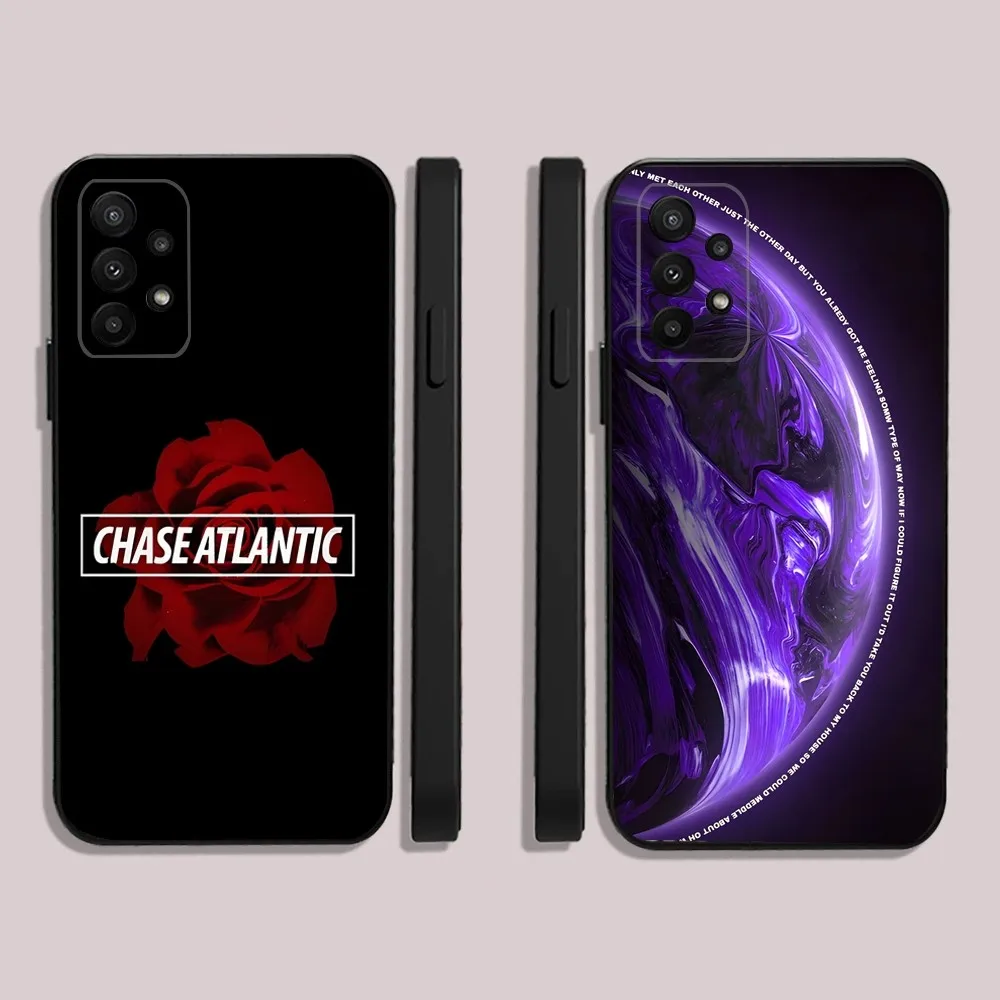 C-Chase A-Atlantic  Phone Case For Samsung S24,23,22,30,21,10,9,Ultra,Plus,Lite,FE,5G Black Soft Case