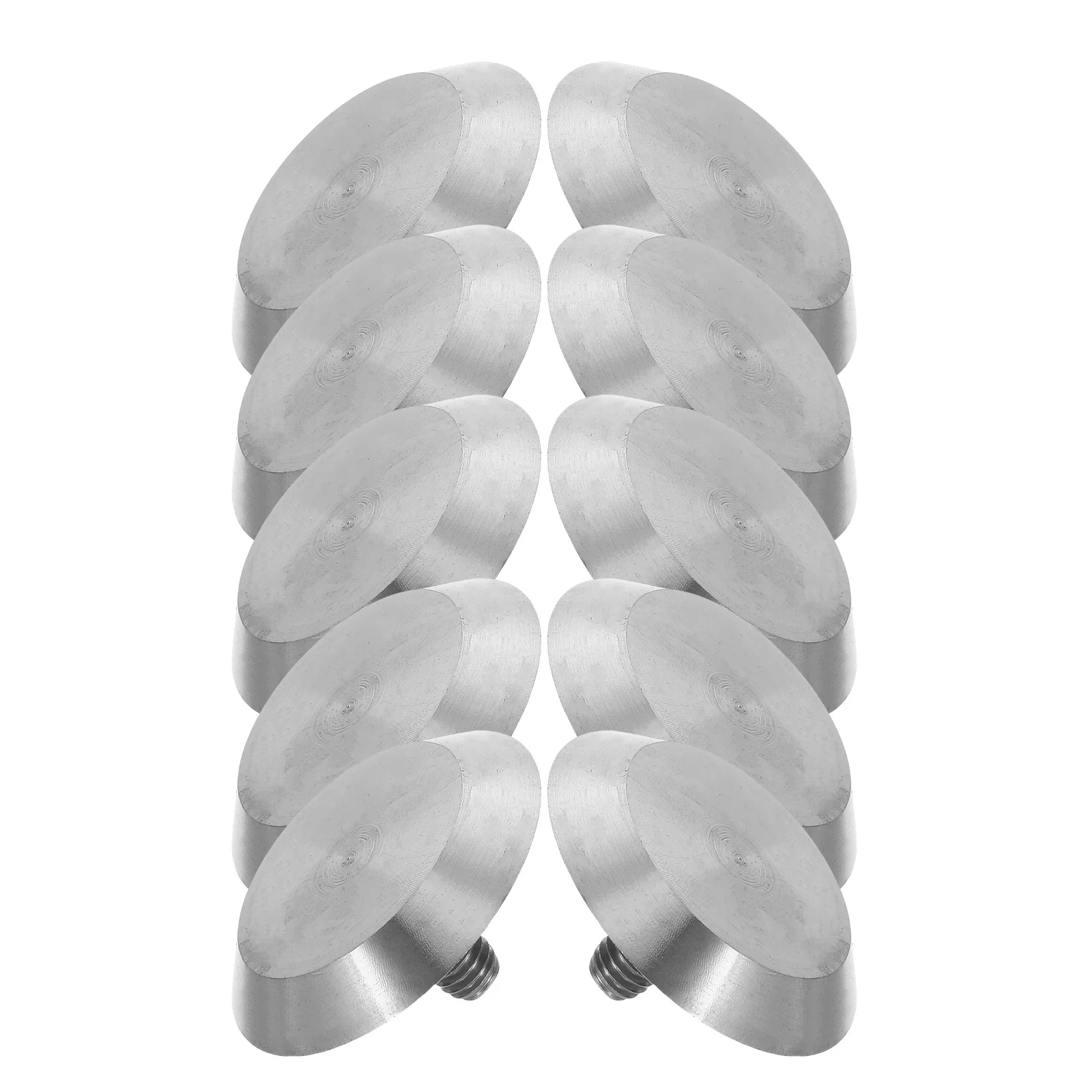 

NOLITOY 10pcs Stainless Steel Tactile Paving Blind Road Nail Warning Indicators for Sidewalks Patio Silver 304