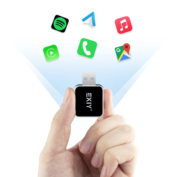 

USA Warehouse CarPlay Android Auto Box Dongle Wired To Wireless For Audi Toyota Mazda Nissan Chevrolet Suzuki Subaru Kia