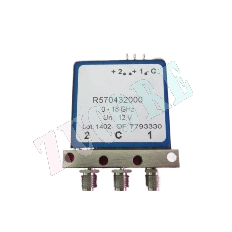 لراديوال المستوردة R570432000 R570413000 DC-18 جيجا هرتز 12 فولت SPDT RF الميكانيكية محوري التبديل