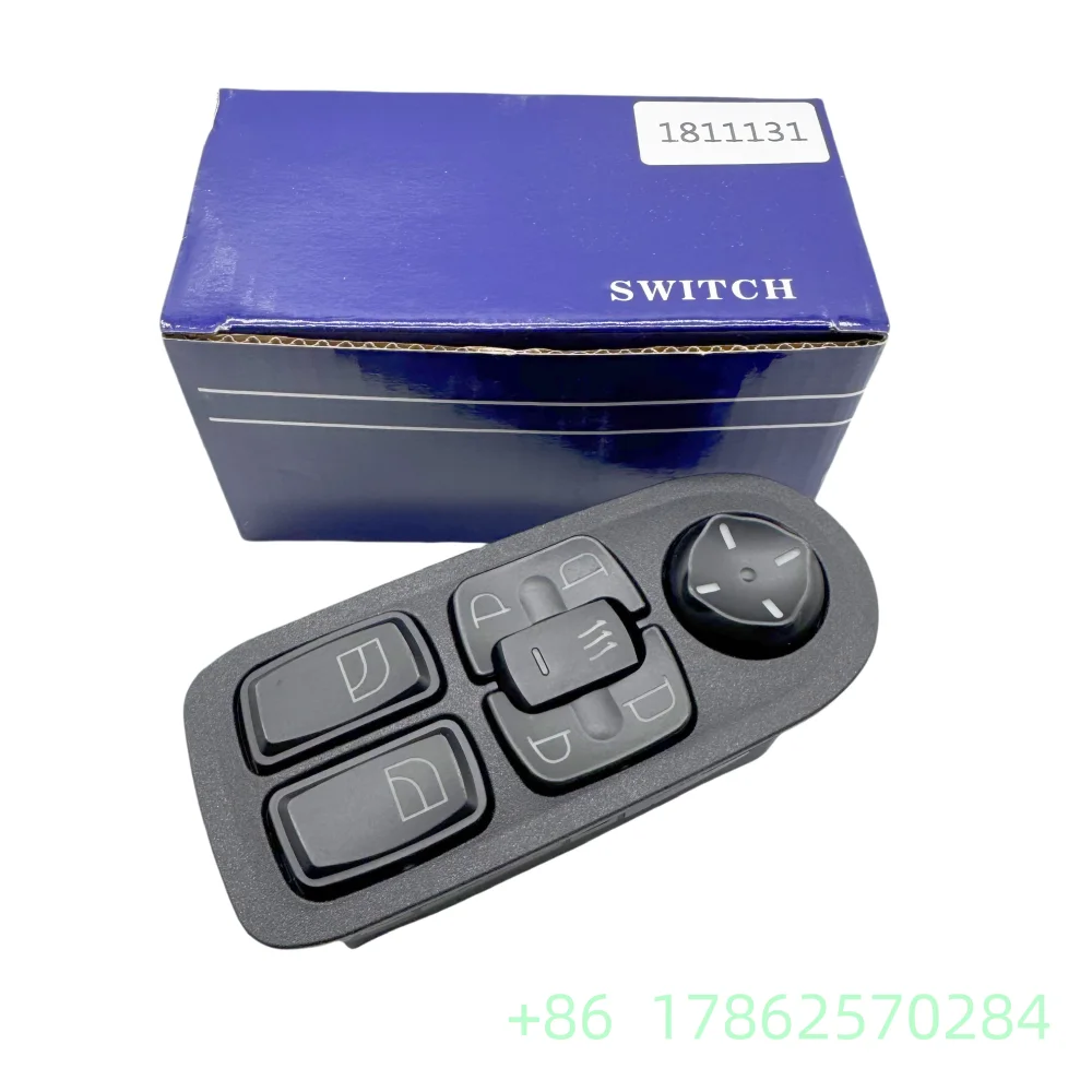 1811131 1736600 1669884 1693124 1698944 1788599 Power Window Master Switch for DAF XF XF105 CF65 CF75 CF85 XF95 2001-2013 view 3