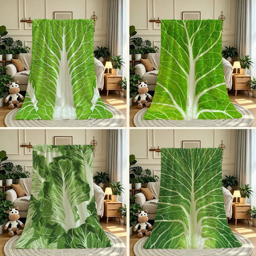 Creative Cabbage Blanket Throw Super Cosy Plush Living Room Sofa Couch Childish Birthday Gifts