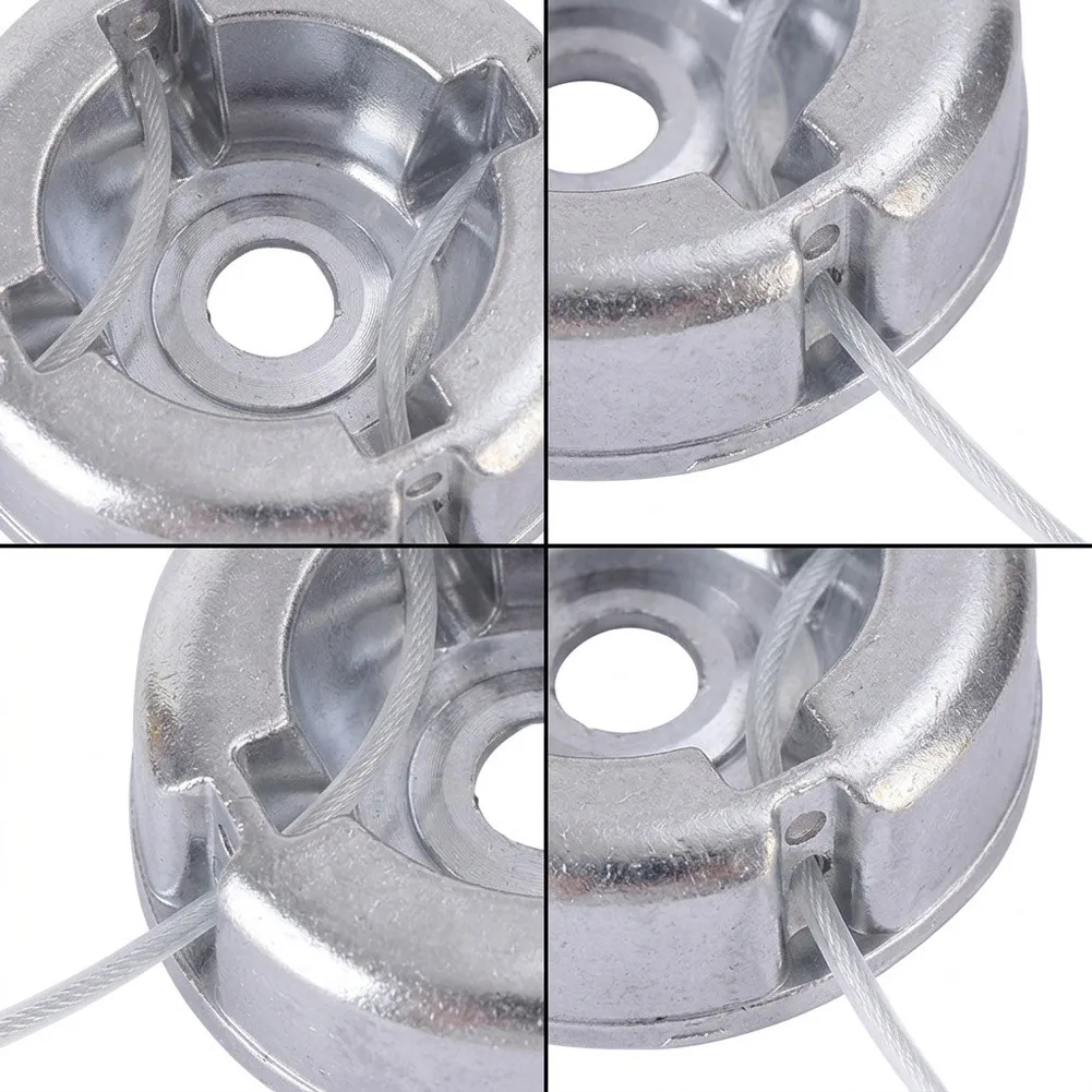 Replacement String Trimmer Head with Nylon and Steel Line for Consistent Output in Residential Outdoor Settings