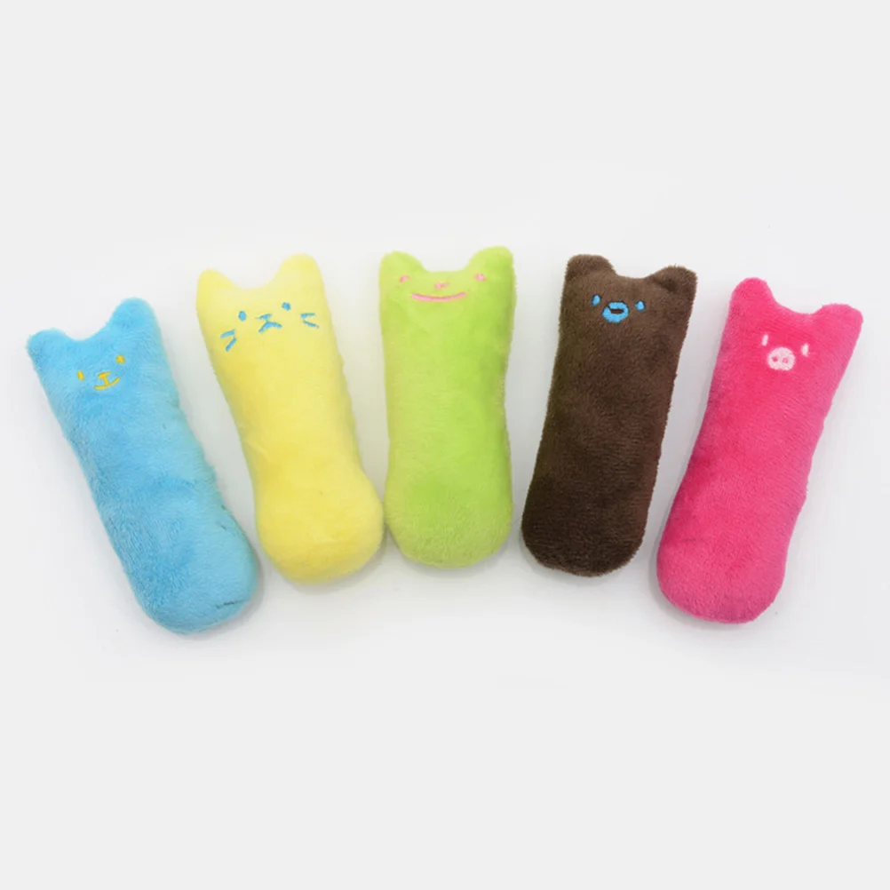 Creative Cat Scratching Toy Cat Chew Toys Teeth Grind Claws Pillow with Catnip (Light Green) pet toy cat toy