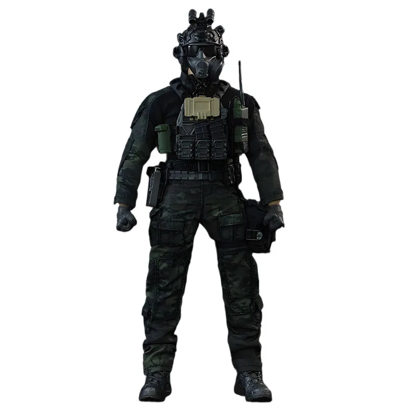 HASUKI Original SALVO SA-01 & SA-02 Black Ops 1/12 Anime Figuras de ação Brinquedos para meninos Presente de Natal Modelo colecionável Ornamentos