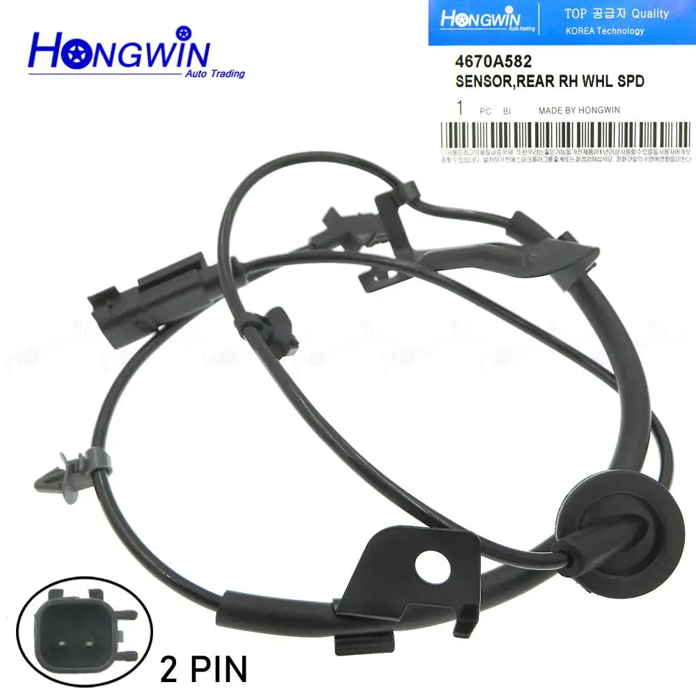 4670A581 4670A582 Rear Left&Right ABS Wheel Speed Sensor For Mitsubishi ASX Outlander II 1.8 2.0 2.2 2.4 Lancer 2.4L 2012-2017