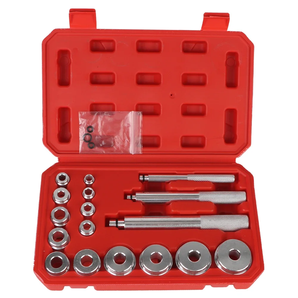 

New Bearing Disassembly Tool Repair Kit 17 Pcs/Set Seal Driver Installer Remover Automotive Tools Aluminum wheel bearing kit