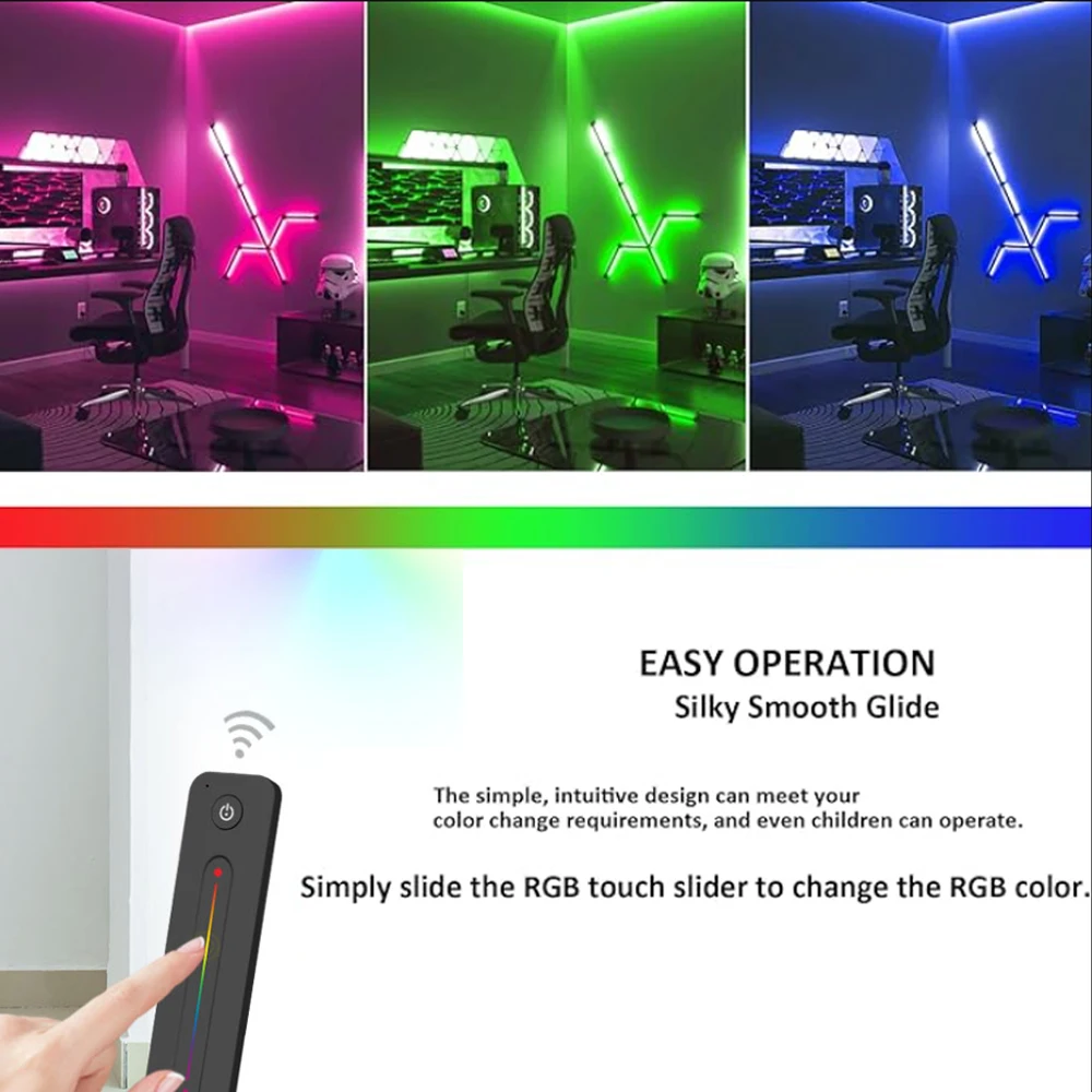 High Voltage LED Strip Controller KIT WiFi TUYA APP Smart Control LED Dimmer 3 IN 1 DC 220V 230V 2.4G Dimming Remote Controller