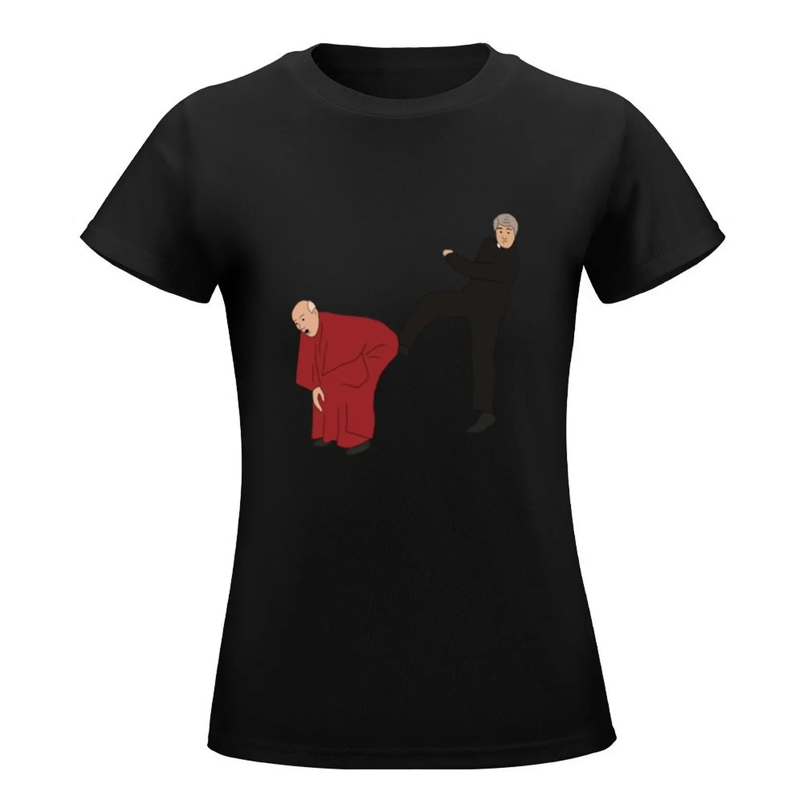 Father Ted Kicking Bishop Brennan Up The Arse T-Shirt female quick drying heavyweights t-shirt dress for Women plus size