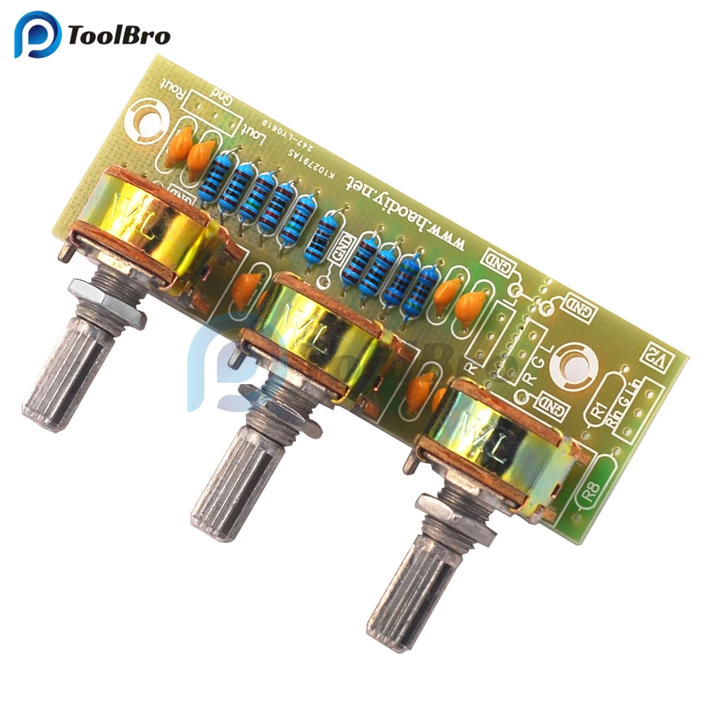 Diy Kit Placa de Palco Frontal Passiva para Amplificador de Potência Painel Frontal Tone Placa Pcb