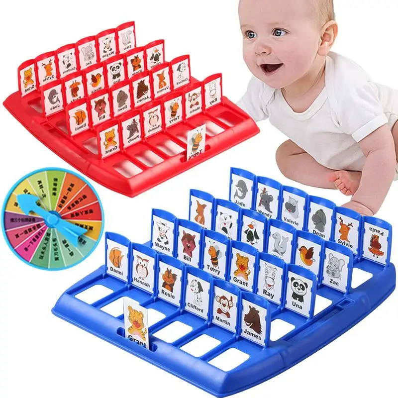 

Guess The Character Game Guessing Game For Kids And Adults Puzzling Playset Interactive Toy Ice Breaker For Parties Improving