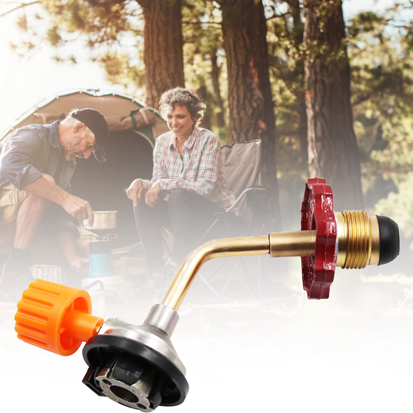 Outdoor Gas Tank Inflation Valve Cylinder Gas Inflate Kit Camping Butane Gas Refill Adapter Recharge Butane Connect Tank Valve