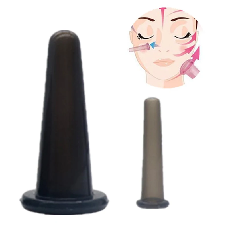 Silicone Vacuum Cupping Massage Jars Anti Cellulite Massage Facial Suction Cups Face Neck Lift Skin Scraping Guasha Anti Wrinkle #6