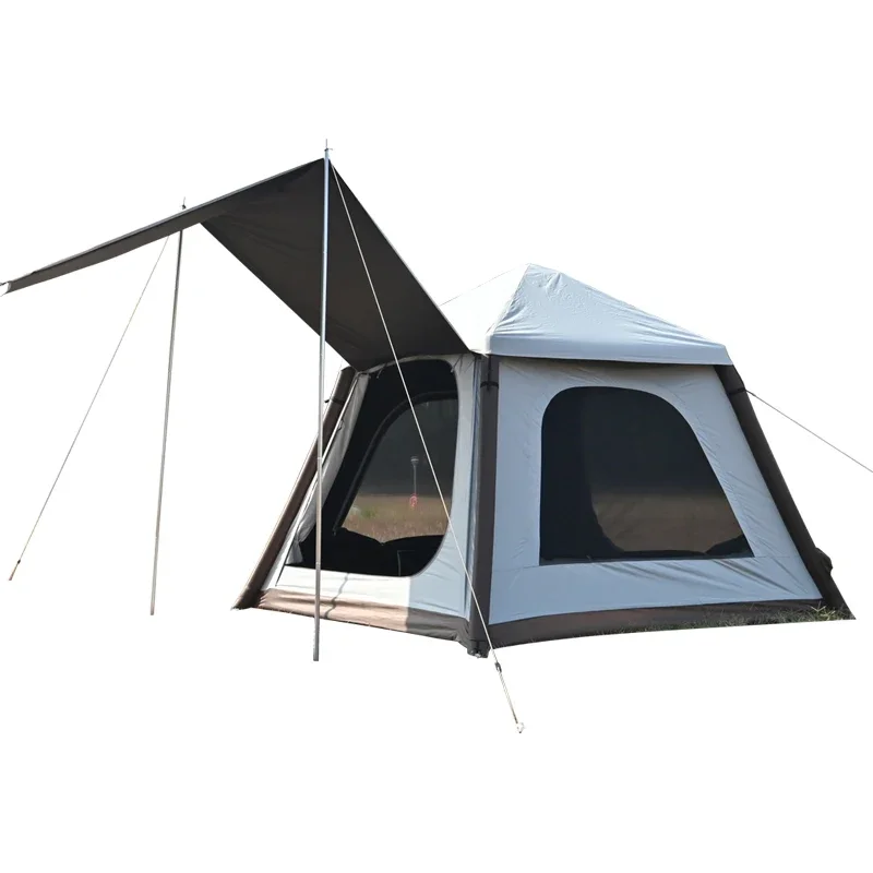 High Standard Fully Automatic Inflatable Camping Tent USB Charge Outdoor Indoor Glamping Tent