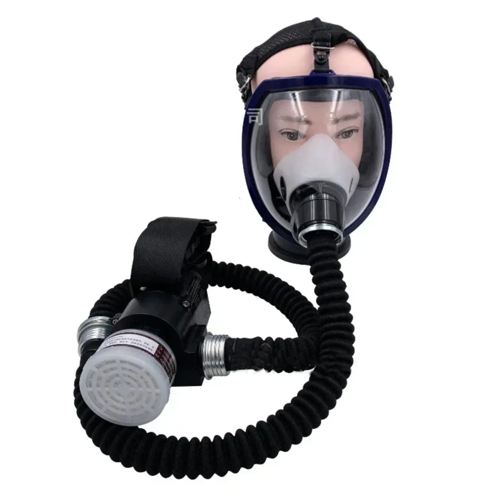 

Electric Constant Flow Supplied Air Fed System Respirator Full Gas Mask Work Safety Spray Paint Chemical Pesticide Protection