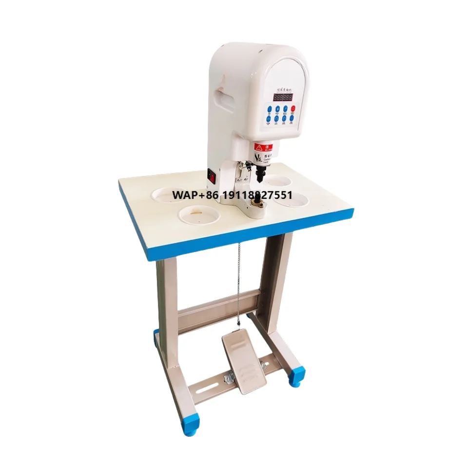 Electronic Automatic Servo Motor Snap Button Machine With Sensor