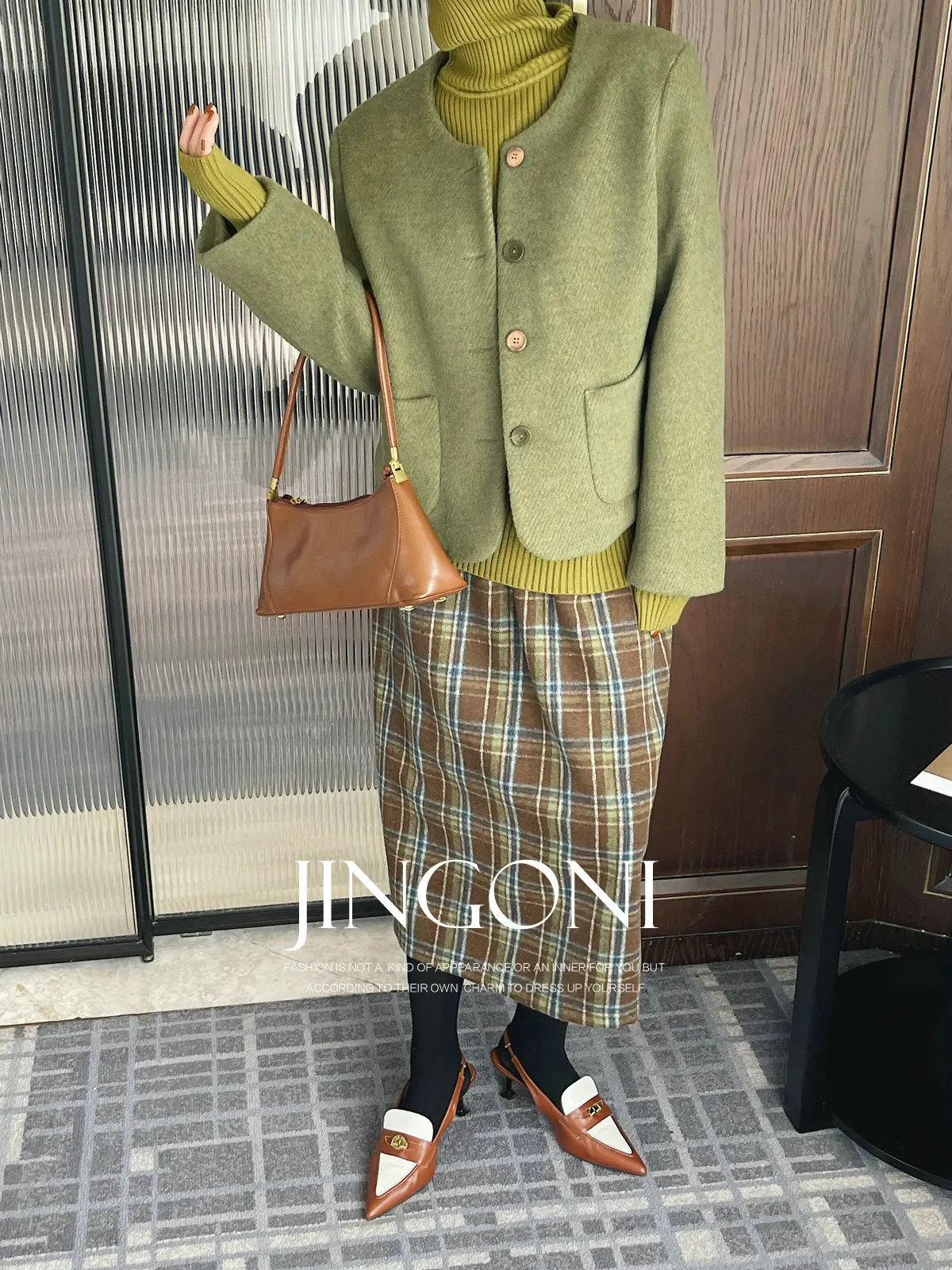 Tweed Blazer Jacket Top Y2K Women Clothing 2024 Woman Winter Korean Style Vintage Elegant Coat Outerwears New Luxury Suit