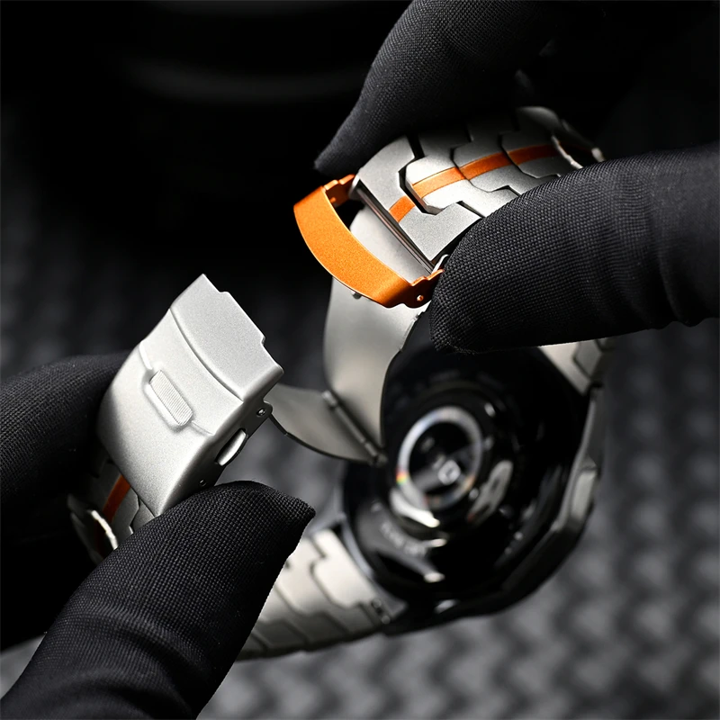 22mm Titanium Strap For Amazfit GTR 47mm GTR4 3 2 2e Metal Band For Huawei Watch 4 4Pro 3 3Pro GT 5 Pro 4 3 2 GT5 46mm Bracelet