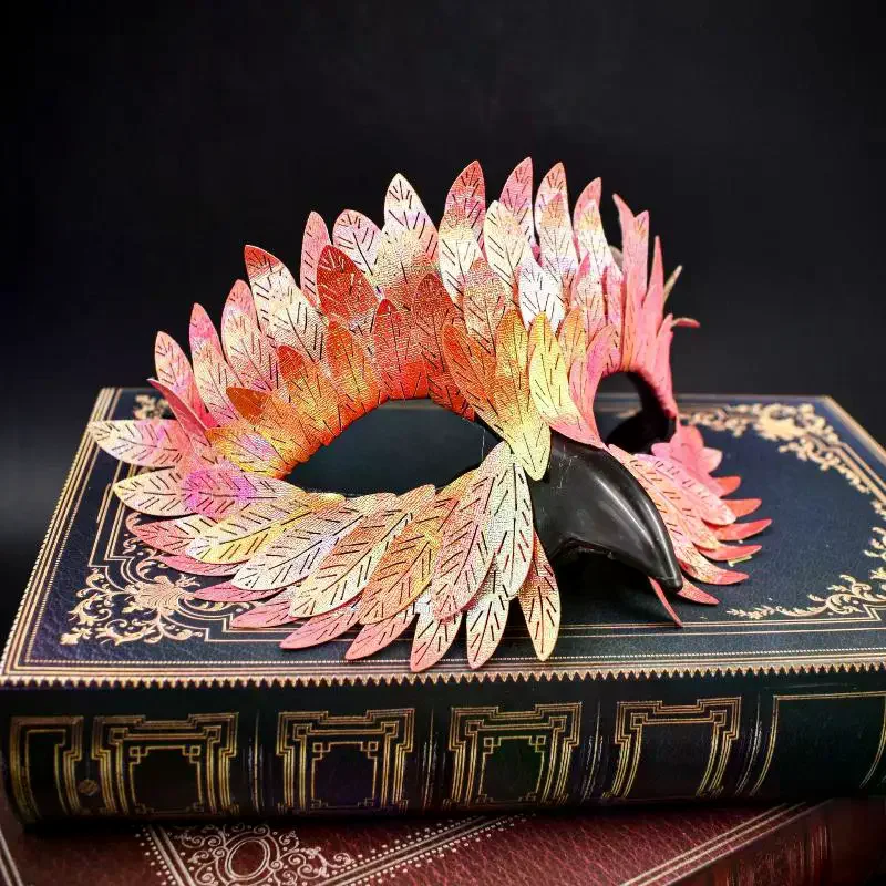 Pássaro bico águia máscara cosplay coruja meia máscara facial masquerade carnaval vestir-se festa traje máscara de olho