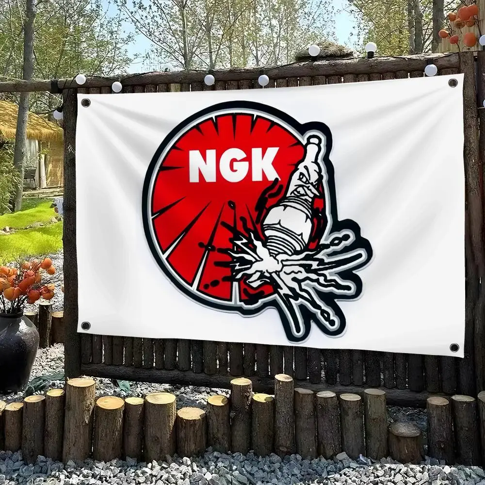 R-NGKS Game Automobile parts Flags Custom Camping Outdoor Garden room Bedroom Decor Party Backdrops Wall Art Family Gifts