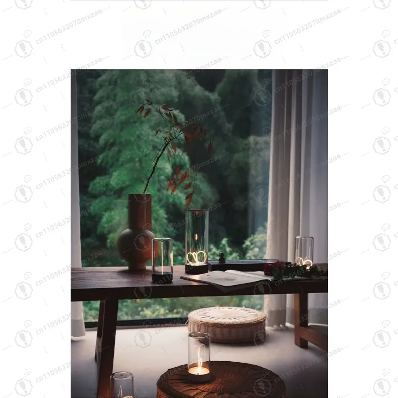 A must for hipsters! Fila simple hourglass light, magnetic LED dining table night light + camping light