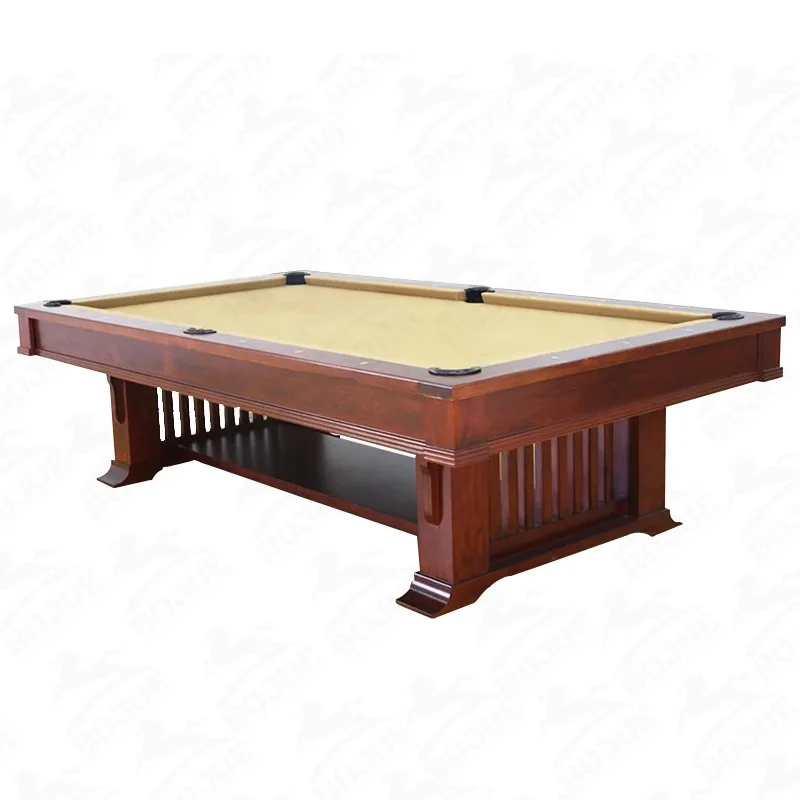Airo Luxury Modern Style 9ft 8ft 7ft Pool Tables High Quality Dining Table with 8 Ball Snooker Cushion MDF Wool Cushion Material