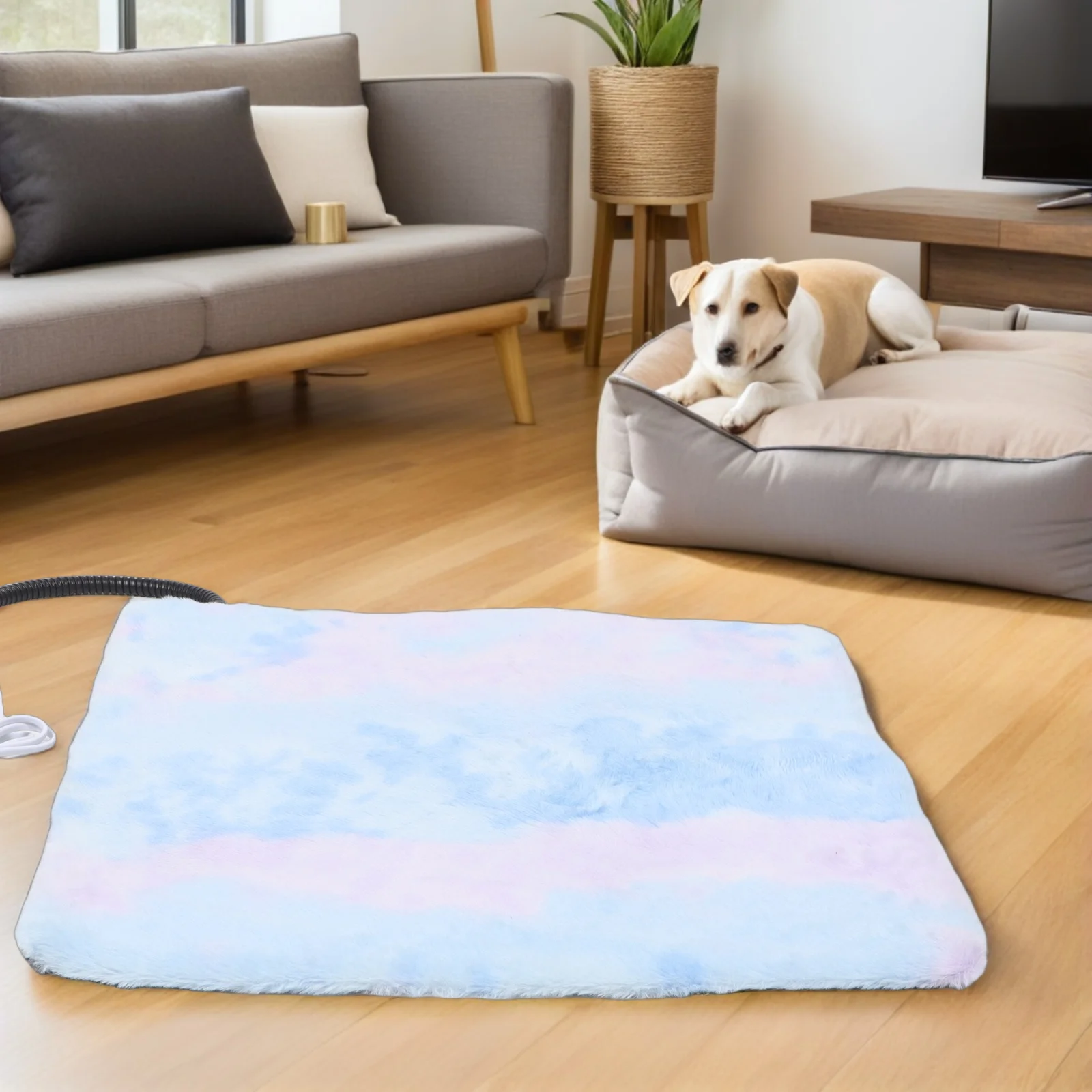 

Pet Electric Blanket Waterproof Dog Heat Pad 9 Level Temperature Smart Thermostat Auto Heated Bed For Cats Small Dogs Eu Plug