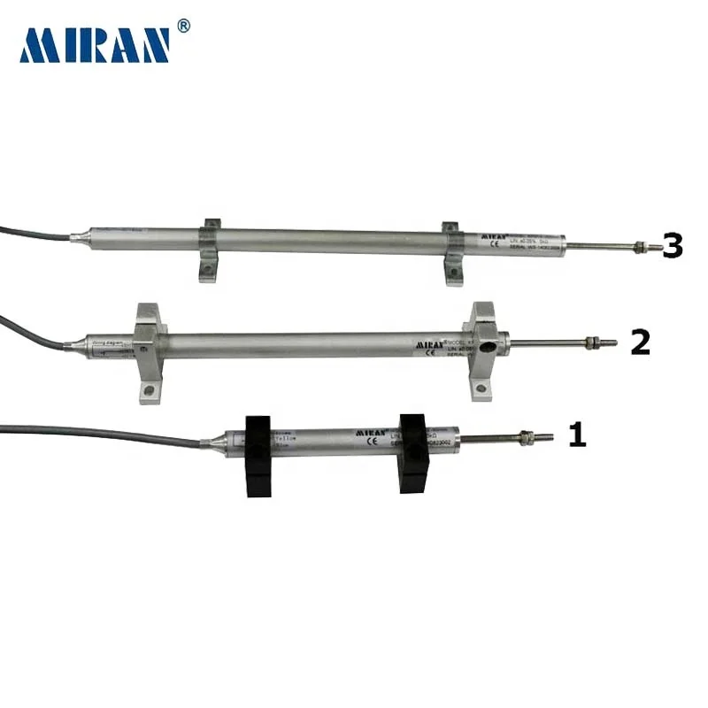 Miran Displacement Sensors KPM12-150mm Range Ball Joint at Rod Type Linear Potentiometer Position Sensor Displacement Transducer