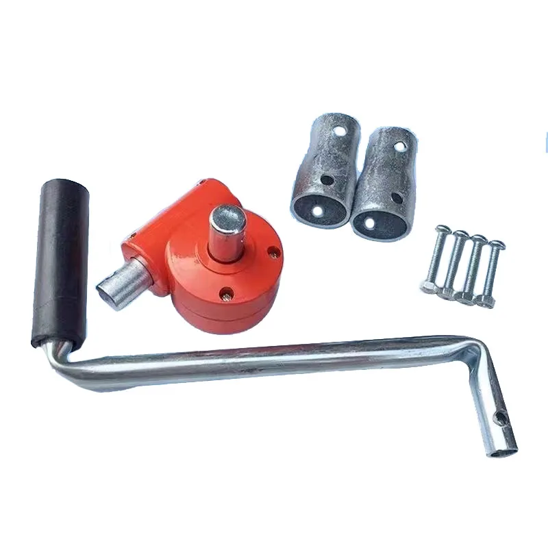 Manual Crank Film Winder Rolling Shutter Machine For Planting Greenhouse Farm Ventilation Parts
