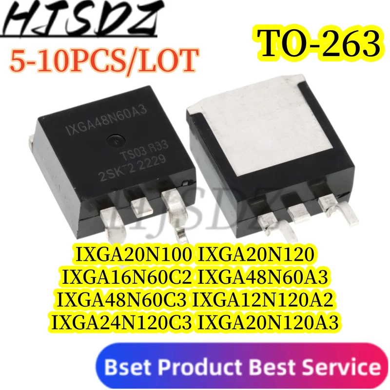 【5-10PCS/LOT】IXGA48N60A3 IXGA48N60C3 IXGA24N120C3 IXGA20N120A3 IXGA20N100 IXGA12N120A2 IXGA16N60C2 MOSFET TO-263
