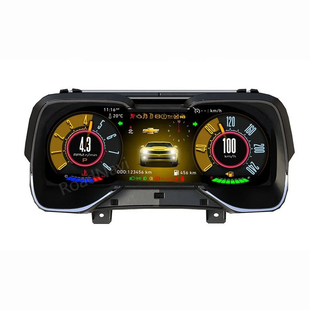 

12.3'' LCD Speedometer Car Instrument Cluster For Chevrolet Camaro 2010 -2015 Digital Dashboard Panel