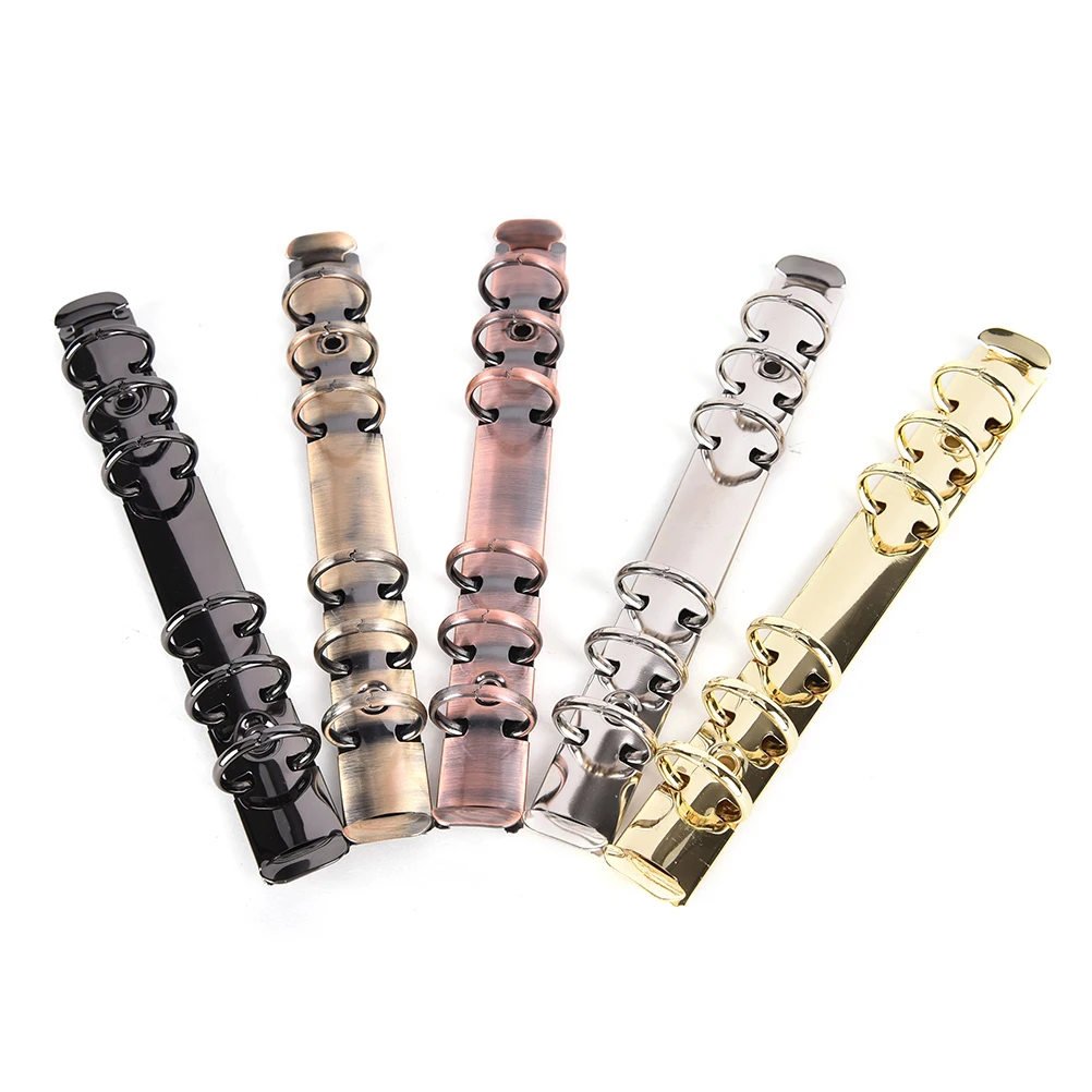 A5 A6 A7 Diary Metal File Folder Clip Binding Hoops File Folder Refillable Spiral Rings Binder Clip Loose-leaf Ring