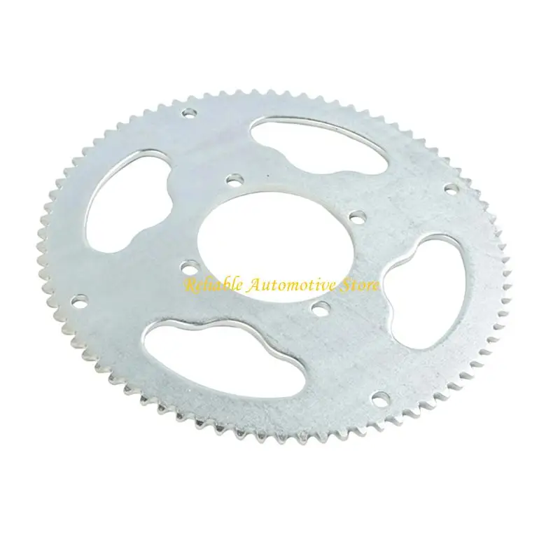 M68B Go Kart Rear Drive Gear 25H 80 Tooth Steel Chain Wheel with 54 mm Bore