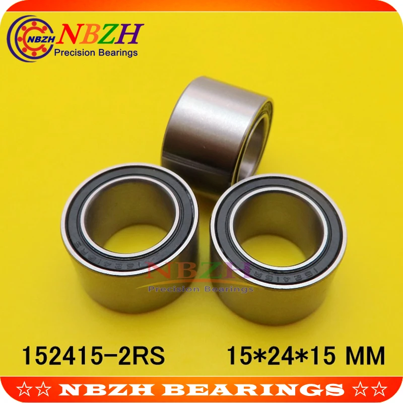 NBZH  Bicycle Double Row Bead Bearing 6802 Height 15 6802W15 152415-2RS 15*24*15 15X24X15 Mm