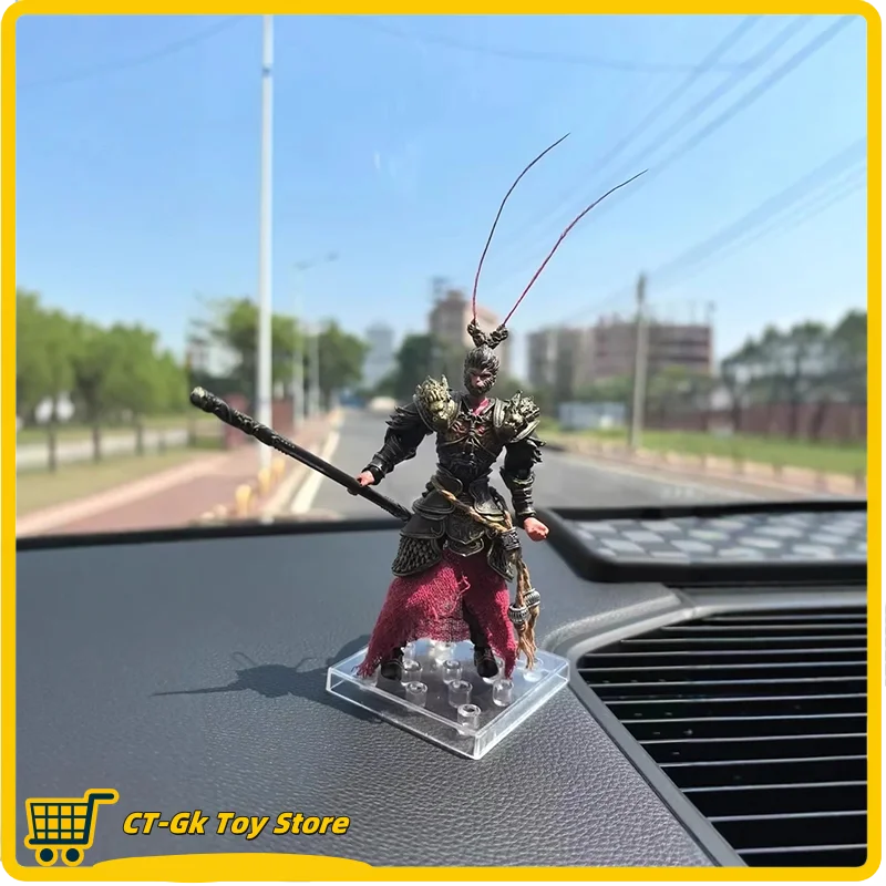 13cm Black Myth Wukong Action Figure Mobile Gold Armor Game Character Model Desktop Decorate Toys Collection Ornament Gifts