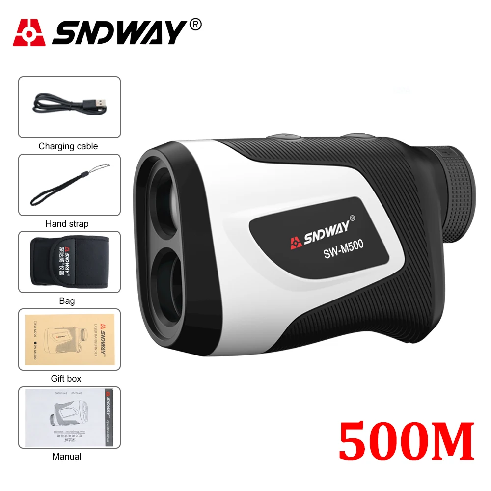 

Лазерный дальномер SNDWAY 500M: цифровой измеритель расстояния, монокуляр для охоты и гольфа, лазерная рулетка для улицы