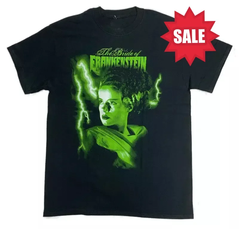 The Bride Of Frankenstein Movie TShirt Unisex Cotton Tee S5XL OL5430