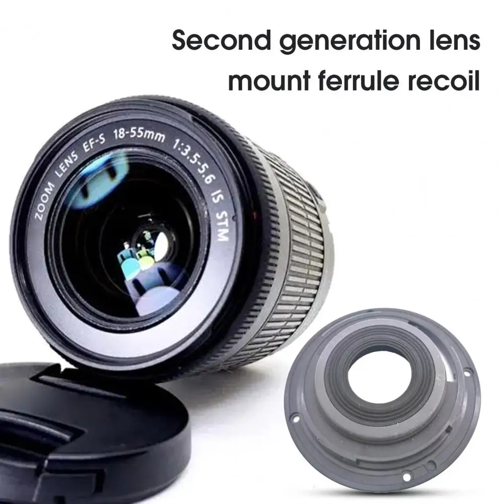 Lens Bayonets Ring  Useful Wear-resistant Plastic  DSLR Camera Lens Mount Ring Replacement
