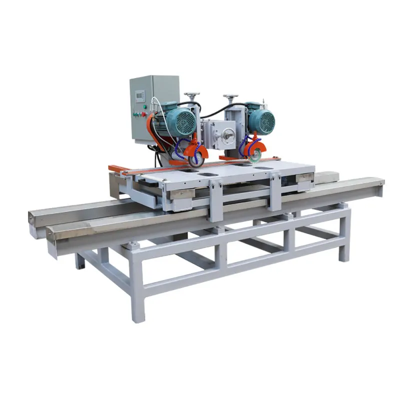 For Large Cnc Ceramic Tile Laser Cutting Stone Machine For 1200 Manual Double Blade