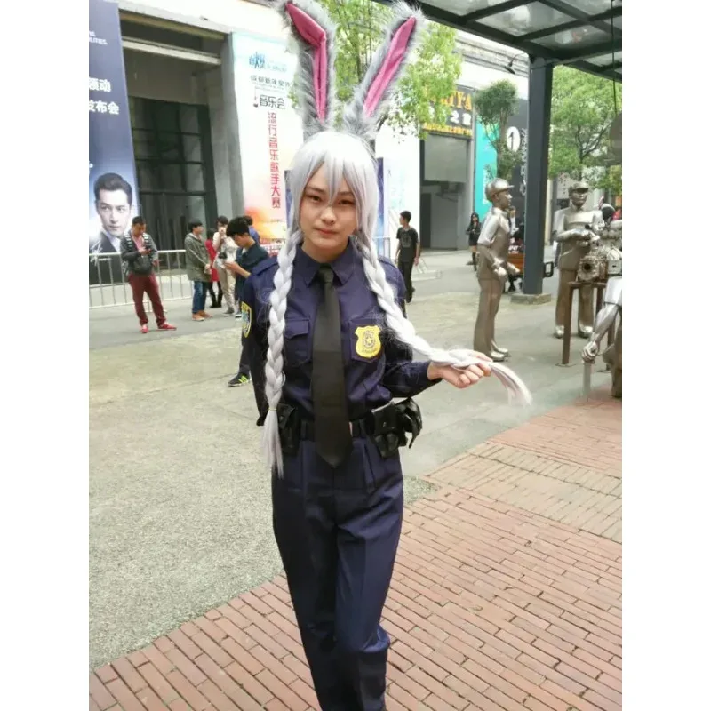 

Nick Wilde Judy Hopps Cosplay Costume with bag 11 YK1399s;2'd,5.h;