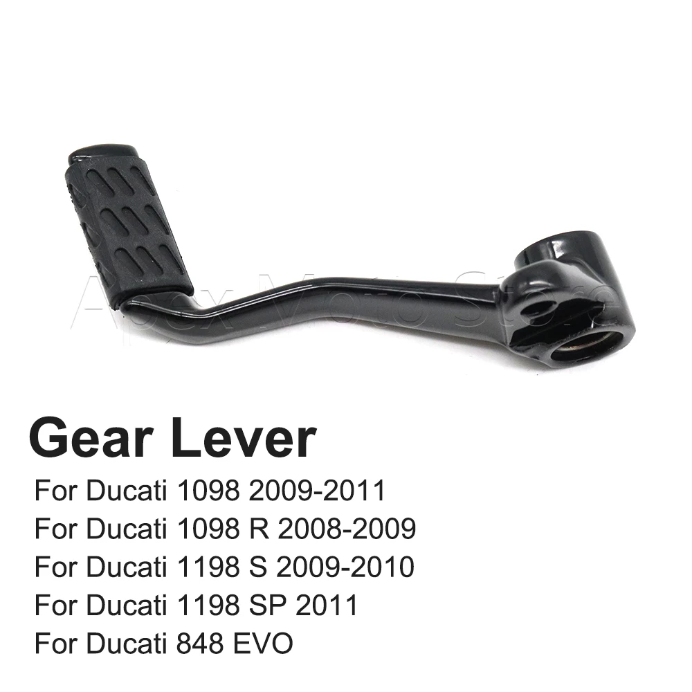 For Ducati 1098 1198 R S SP 848 EVO 2008 2009 2010 2011 Motorcycle Rear Brake Pedal Gear Lever Shifter Levers