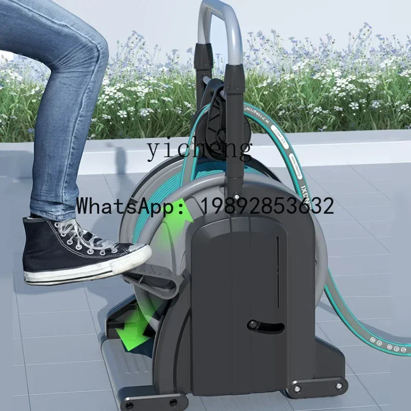 ABB غسيل السيارات انبوب ماء خرطوم سقي صنبور ارتفاع ضغط مدفع المياه المنزلية غسل القدم خطوة تخزين الرف بكرة الأنابيب #2