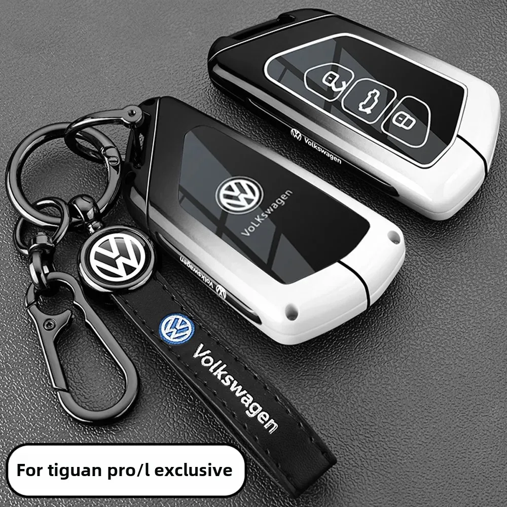 New 2024 Vw Golf 7 8 L Pro Car Key Case Metal Shell Fits 17-24 Model Years Vehicle Key Cover Protective Accessory