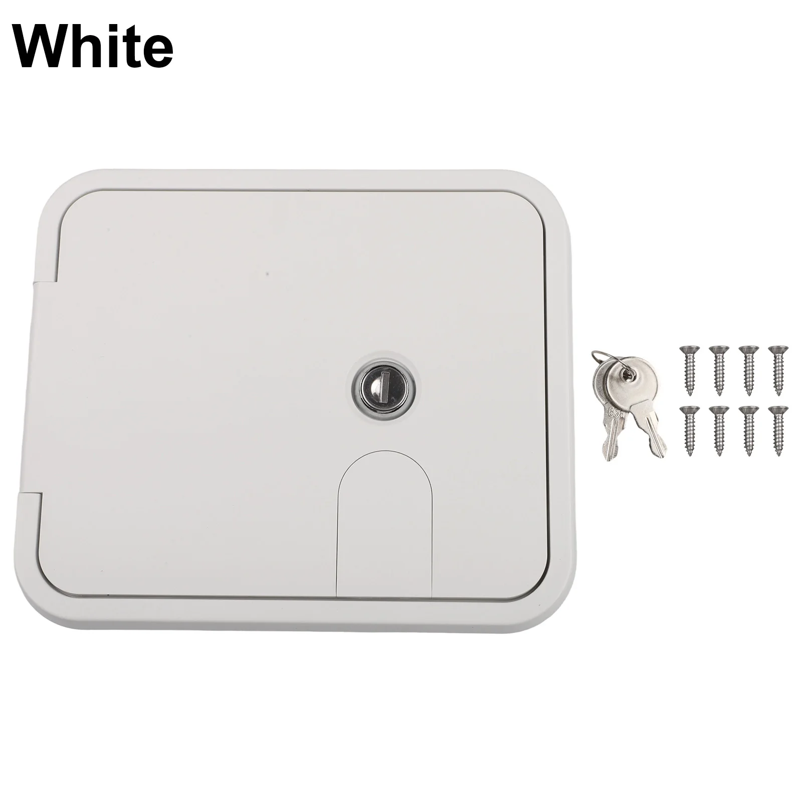 RV for camper Trailer for motorhome Power Cord Hatch Electrical for access Door with 180 Degree Opening and Weather Resistant
