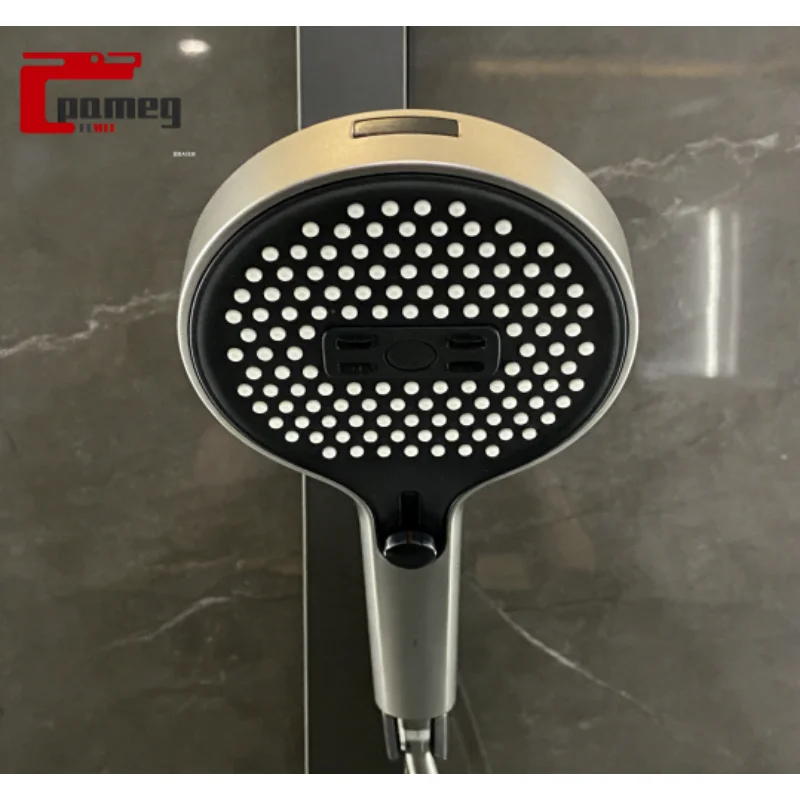 Рекомендация бестселлера: ручная насадка для душа под давлением, отверстия из жидкой силиконовой резины, нержавеющая сталь 304, вода-s.