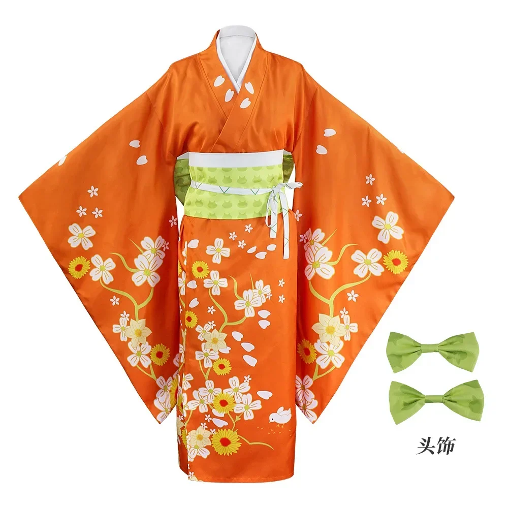 

Anime Danganronpa2 Cosplay Saionji Hiyoko Kimono Women Cotume