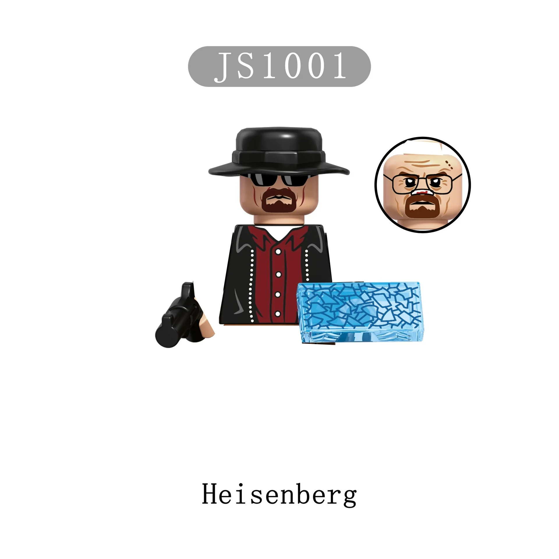 Film BreakBad Mini poupée figurine Heisenberg Walter White Gus Fring Saul Goodman Mike Ehrmantraut bloc de construction jouet pour les enfants
