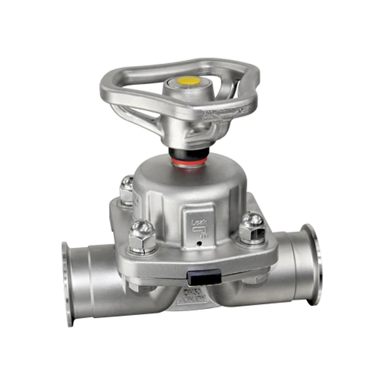 DONJOY Sanitary 2-way Direct Manual Operated Diaphragm Valve Diaphragm Control Valves Sanitary Diaphragm Valve